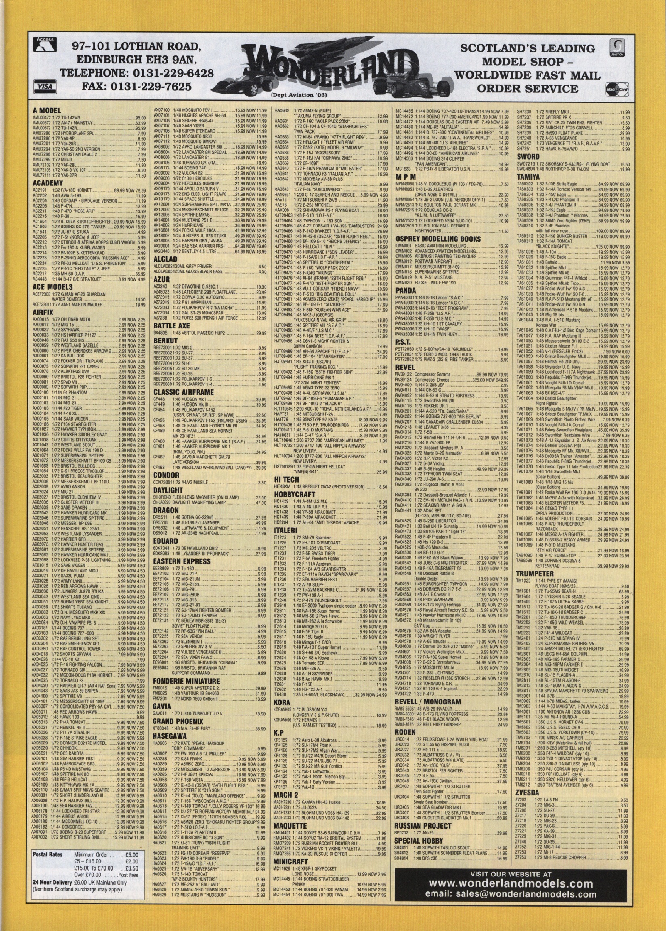 Scale Aviation Modeller International 2003-09